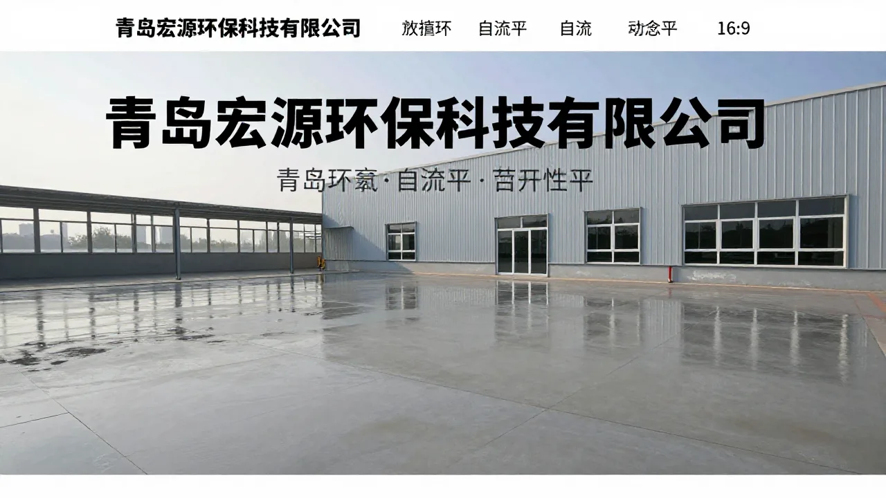 青岛宏源环保科技有限公司 首页主视觉
